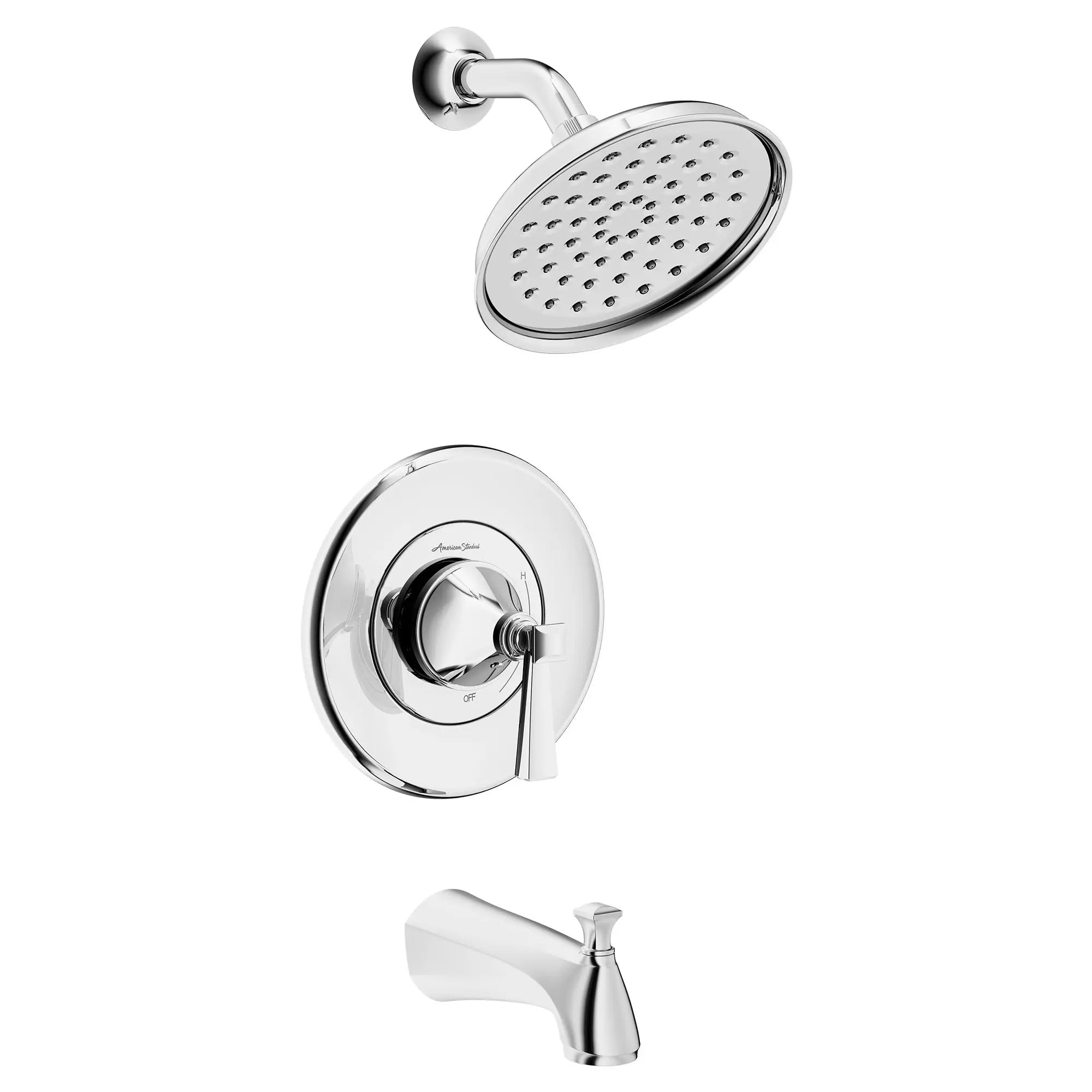 Glenmere 1.8 gpm/6.8 L/min Tub and Shower Trim Kit With Water-Saving Showerhead, Double Ceramic Pressure Balance Cartridge With Lever Handle — image 1
